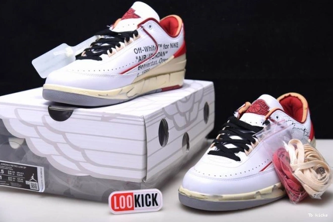 Reps TBK Jordan Retro White Red Off-White SP Low DJ4375-106 2 0812